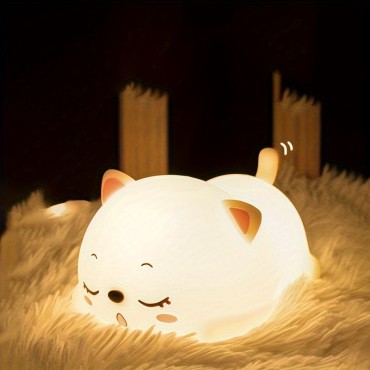 Cat-Shaped LED Night Light