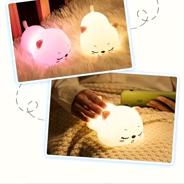 Cat-Shaped LED Night Light