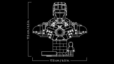 76327 LEGO Iron Man MK4 Bust