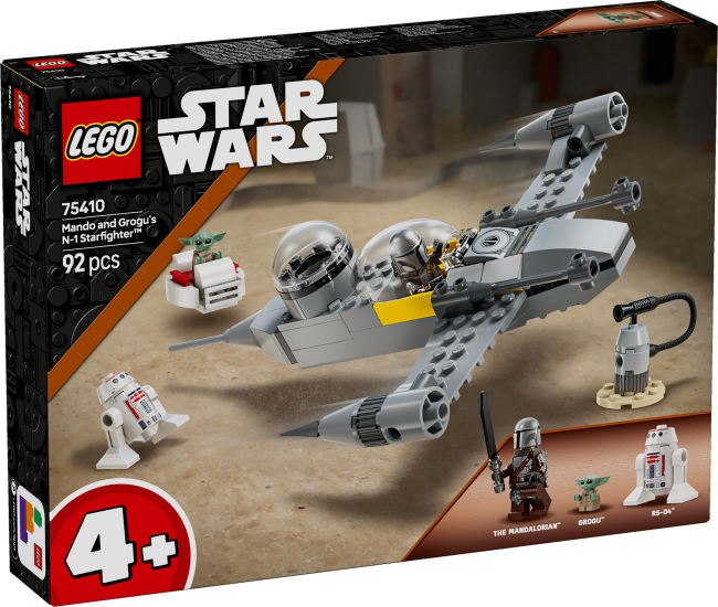 75410 LEGO Star Wars TM Mando ja Grogu N-1 Starfighter™