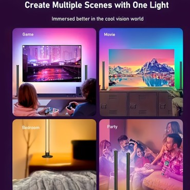 Color Changing LED Light with Remote (2 pcs)