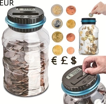 Digital Coin Counter Money Bank