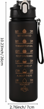 Noplūdes necaurlaidīga ūdens pudele 750 ml