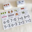 132-Piece Addition and Subtraction Card Set for Kids