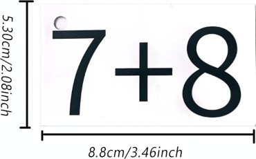132-Piece Addition and Subtraction Card Set for Kids