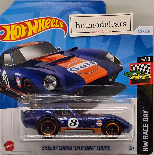 2024 - 122 - HTF10 Hot Wheels SHELBY COBRA "DAYTONA" COUPE-st (2nd Color)