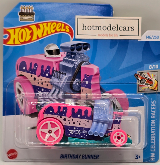 2024 - 146 - HTD83 Hot Wheels Birthday Burner (2nd Color)
