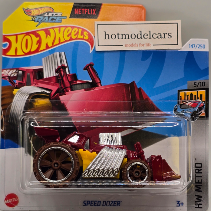 2024-147-HTF03 Hot Wheels SPEED DOZER (2nd Color)