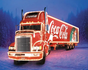 „Coca-Cola Auto“ 40x30 cm | Deimantinė mozaika