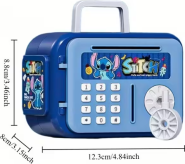 Stitch krājkase ar koda slēdzeni