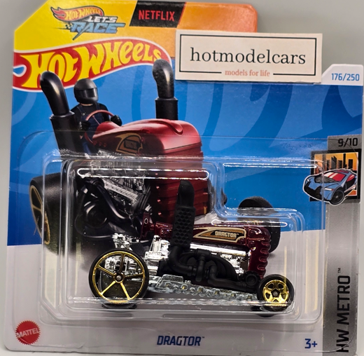 2024 - 176 - HTF04 Hot Wheels Dragtor (2nd Color)