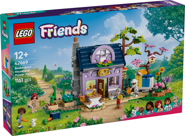 42669 LEGO Friends Mesiniku maja ja lilleaed