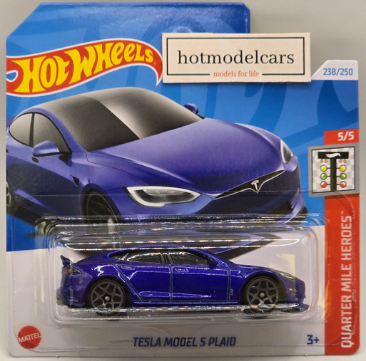 2024 - 238 - HRY91 Hot Wheels Tesla Model S Plaid