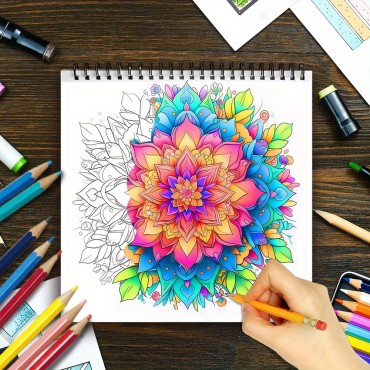 Coloring Book – Mandala