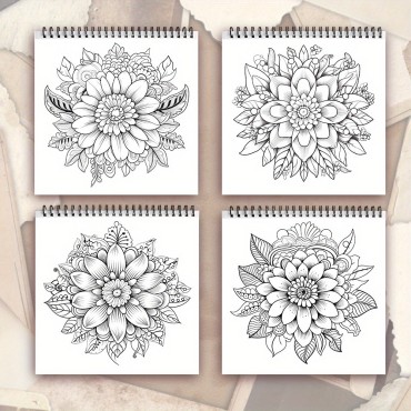 Coloring Book – Mandala