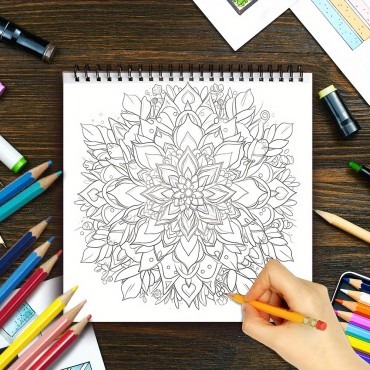 Värviraamat – Mandala