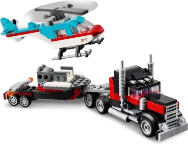 31146 LEGO Creator Flatbed Truck with Helicopter
