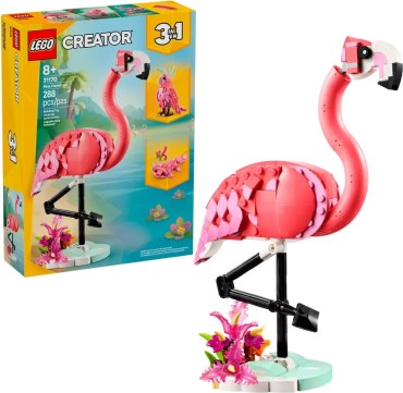 31170 LEGO Creator Savvaļas dzīvnieki: sārtais flamings
