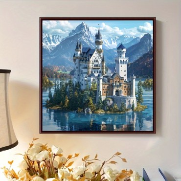 Castle in the Middle of the Lake 30x30 cm