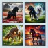 4 Pictures of Different Horses 30x30 cm
