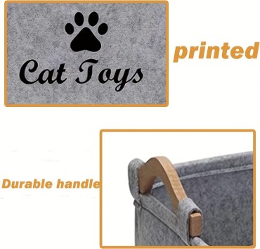 Cat Toy Storage Basket