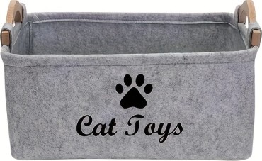 Cat Toy Storage Basket