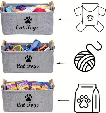 Cat Toy Storage Basket