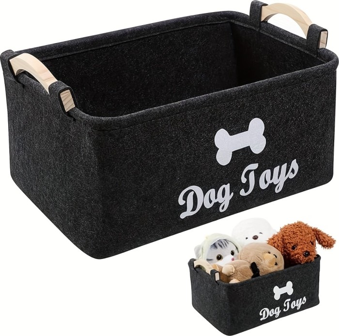 Dog Toy Storage Basket