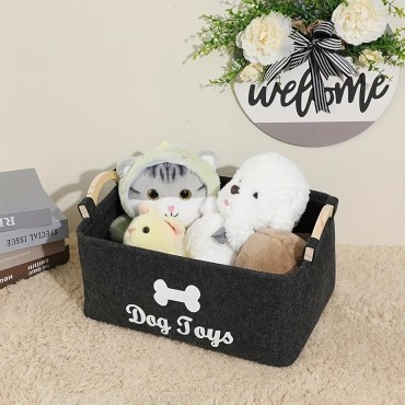 Dog Toy Storage Basket