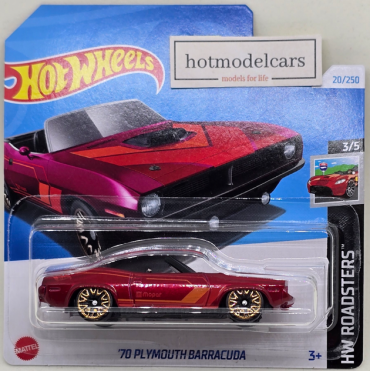 2024.–2020. g. — HTC95 Hot Wheels ´70 PLYMOUTH BARRACUDA