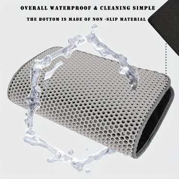 Double-Layer Cat Litter Mat