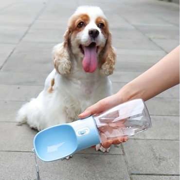 Portable Pet Water Bottle (Grey)