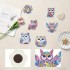Diamond Painting Magnet Set "Owls" – 6 pcs