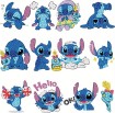 Diamond Painting Sticker Set “Stitch” – 12 pcs