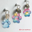 Diamond Painting Keychain Set “Cat Paws” – 6 pcs