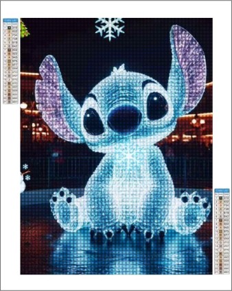 Hõõguv Stitch  30x40 cm