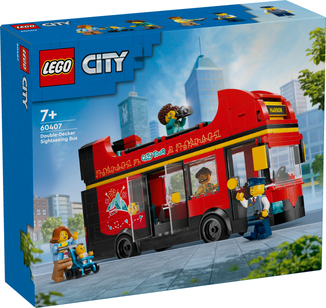 60407 LEGO City Red Double-Decker Sightseeing Bus