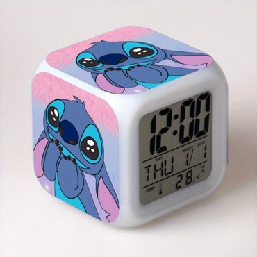 Stitch LED Alarm Clock