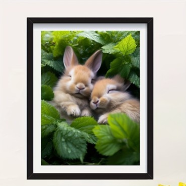 Two Rabbits 30x40 cm