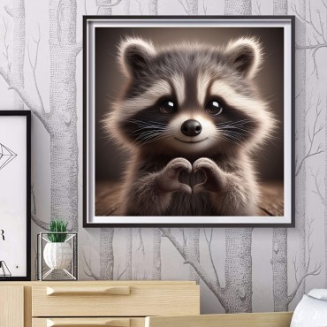 Raccoon 30x30 cm