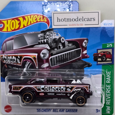 2024. gada - 063. - HTD02 Hot Wheels ´55 CHEVY BEL AIR GASSER