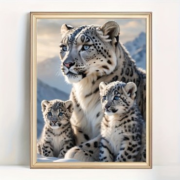 Lumeleopard 30x40 cm