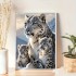 Snow Leopard 30x40 cm