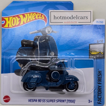 2024. gada - 071. - HTD23 Hot Wheels VESPA 90 SS SUPER SPRINT (1966. gads)