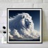 White Lion 40x40 cm