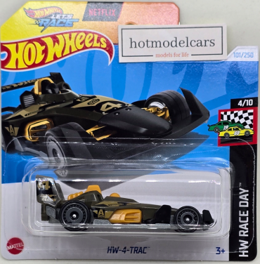 2024. gada 101. gada modelis HTD81 Hot Wheels HW-4-TRAC