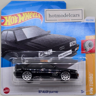 2024. gada 102. modelis HTD24 Hot Wheels (1987. gada modelis) - AUDI QUATTRO