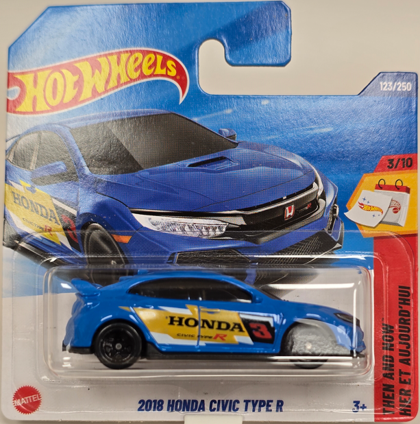2025 - 123 - JBB77 Hot Wheels 2018 Honda Civic Type R (3rd Color)