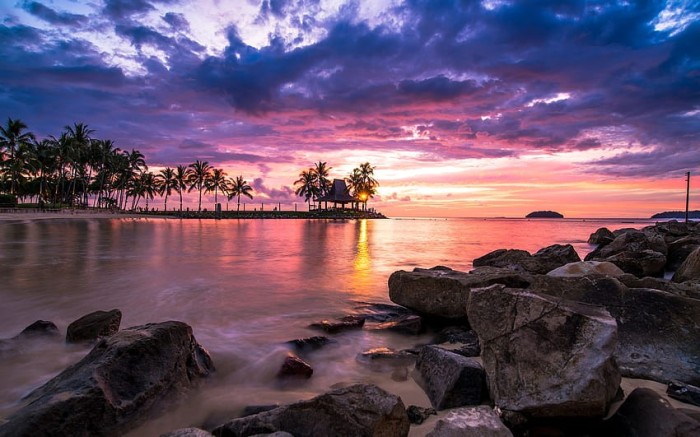 Tropical Sunset 50x40 cm