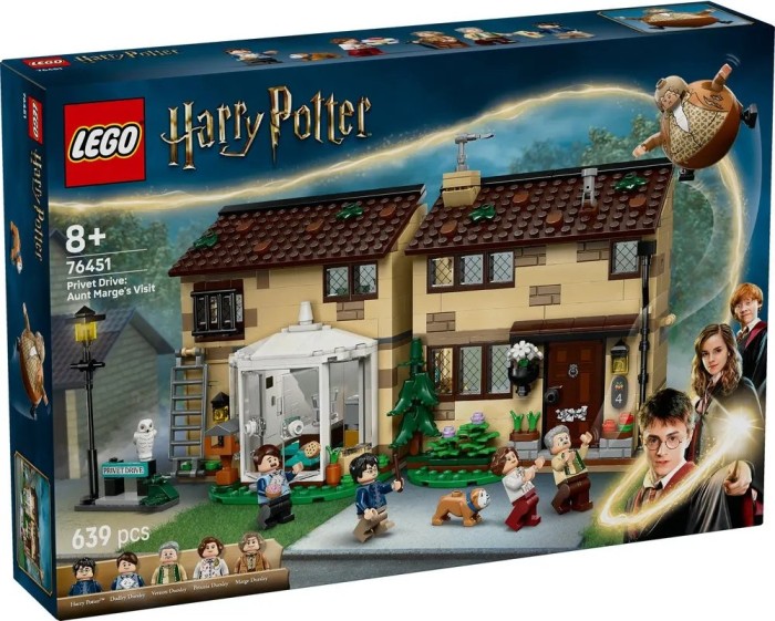 76451 LEGO Harry Potter Dzīvžogu iela: tantes Mārdžas apciemojums